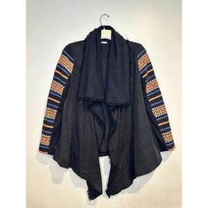 Rip Curl Womens Open Jacket Embrioldered Sleeves Unique Large